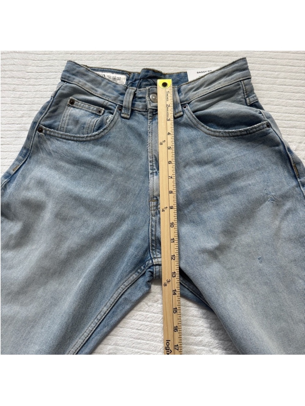Zara Light Wash Men’s Bootcut Jeans - Picture 3 of 10